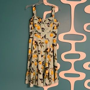 Retro Vintage Lemon Dress